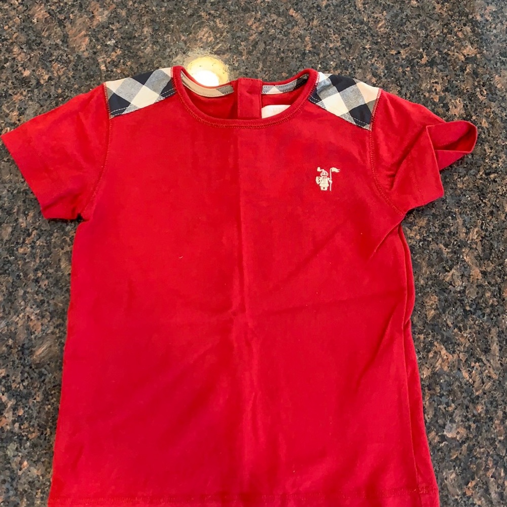 Authentic baby boy Burberry top 2 year old